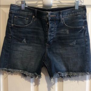 Vintage high rise denim short